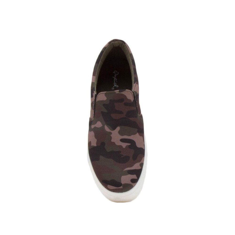 Khaki Camo step in sneaker - Picture 2 of 3
